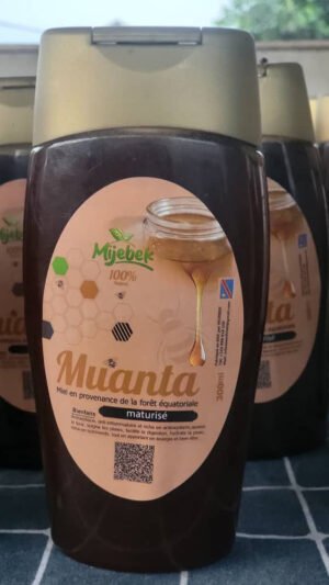 Muanta_Miel pur de la forêt équatoriale_300 ml